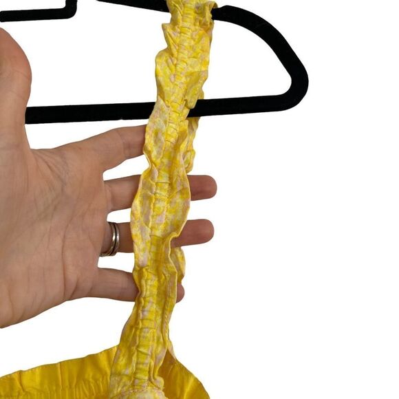 Nordstrom BP Yellow Camo Mini Dress 4X NWT - Picture 4 of 7